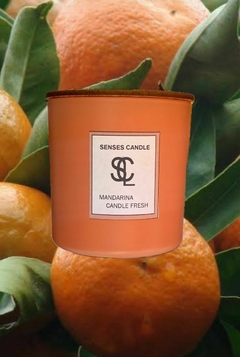 Vela Perfumada Mandarina Candle Fresh com Laranja Doce