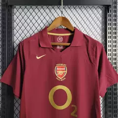 Camisa Retrô Arsenal Home 2005/06 - loja online