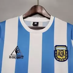 Camisa Retrô Argentina Home 1986 na internet