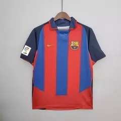 Camisa Retrô Barcelona Home 2003/04