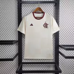 CAMISA FLAMENGO PRÉ-JOGO 2024/25 ADIDAS TORCEDOR MASCULINA