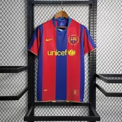 Camisa Retrô Barcelona Home 2007/08