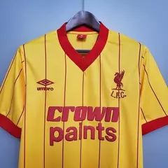 Camisa Retrô Liverpool Away 1984 na internet