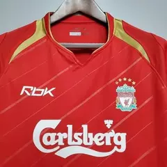 Camisa Retrô Liverpool Home 2005/06 na internet