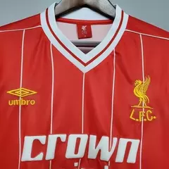 Camisa Retrô Liverpool Home 1984 na internet