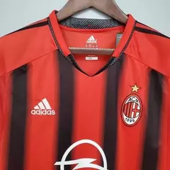 Camisa Retrô Milan Home 2004/05 na internet