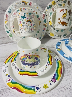 SET INFANTIL PLATO+BOWL+TAZA - comprar online