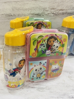 SET LUNCHERA HERMETICO CON DIVISIONES CON BOTELLA INFANTIL - comprar online