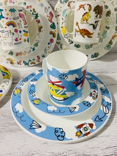 SET INFANTIL PLATO+BOWL+TAZA