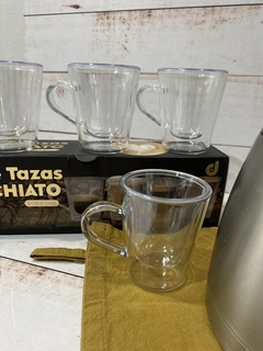 SET X4 TAZAS MACHIATTO DOBLE EN CAJA