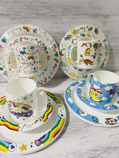 SET INFANTIL PLATO+BOWL+TAZA en internet