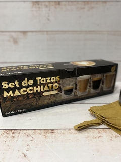 SET X4 TAZAS MACHIATTO DOBLE EN CAJA - tienda online