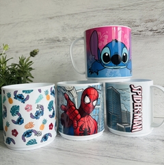 TAZA PLÁSTICA PERSONAJES - mayoristaserma