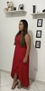 Vestido de viscose vermelho - comprar online