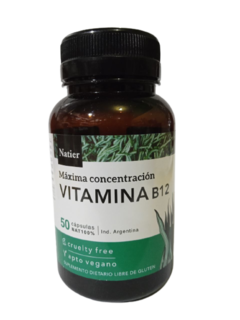 Vitamina B12 Natier 50 capsulas