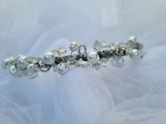 Diadema tonos blancos - comprar online