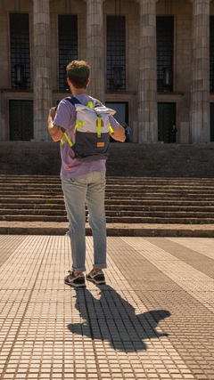 Mochila Urban 18 L ¨Blanca y Azul¨ - Makelele