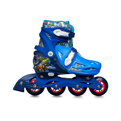 Patins Infantil Inline Ajustável Vingadores Tam: 31-38 Multikids - comprar online