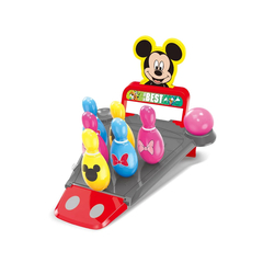 Jogo De Boliche Brinquedo Infantil Com 6 Pinos Mickey Mouse