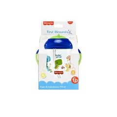 Copo de Treinamento com Canudo First Moments 270 ml Fisher Price - loja online