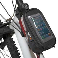 Bolsa Porta Celular Para Cano De Bicicleta Preto Atrio - comprar online