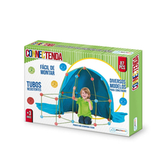 Connectenda Com 87 Peças Construção com Tubos Multikids