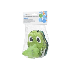 Imagem do Kit Livro de Banho - Croc, O Crocodilo Brincalhão e Brinquedo de Banho 4m Multikids Baby