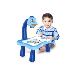 Mesa Projetora Para Desenhar Azul Brincando e Aprendendo Multikids