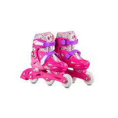 Patins Feminino Infantil Inline Ajustável Minnie Tam 31-38 Multikids