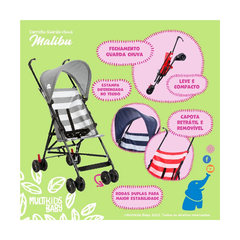 Carrinho Guarda-Chuva Malibu 6m-15kgs Multikids Baby