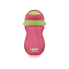 Copo com Canudo Playful 360 ml 12 M Fisher Price Anti Vazamento