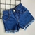 Shorts Jeans Infantil Menina