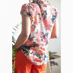 Blusa estampada de algodão - comprar online