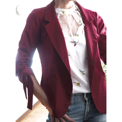 Blazer cor de vinho - loja online