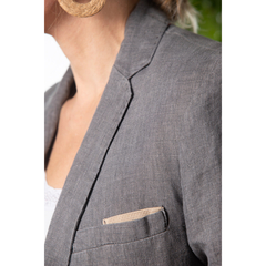 Blazer puro linho Zara - comprar online