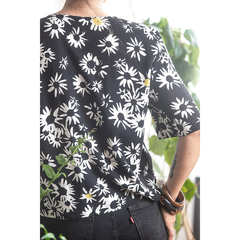 Blusa de margaridas Shoulder - loja online