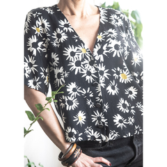 Blusa de margaridas Shoulder - comprar online