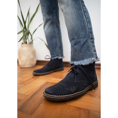 Bota de camurça Richards estilo "London Fog"