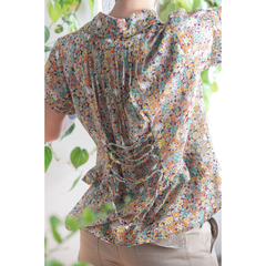 Camisa de florzinha tipo bata - comprar online