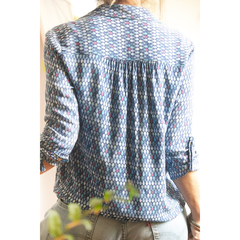 Camisa de viscose estampada - comprar online