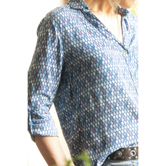 Camisa de viscose estampada - loja online