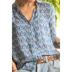 Camisa de viscose estampada na internet