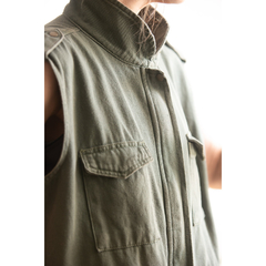 Colete oversize verde exército - comprar online