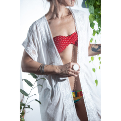 KImono/saída de praia de cambraia - comprar online