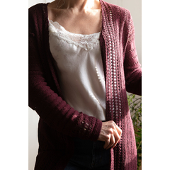 Maxi cardigan de tricô - loja online