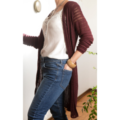 Maxi cardigan de tricô - comprar online