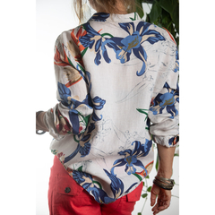 Camisa de linho florida Richards - comprar online