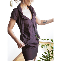 Vestido animale roxo - loja online