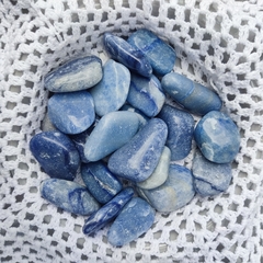 Quartzo Azul Rolado (Meditação e Cura Emocional)