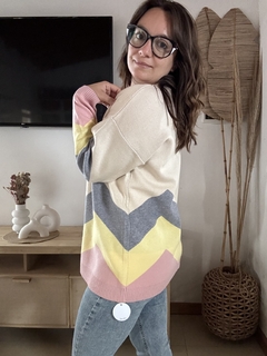 Cardigan Tricolor - comprar online